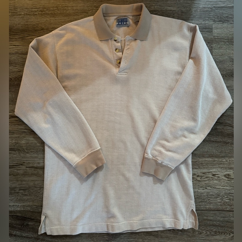 Denver Hayes Light Pink Long Sleeve Polo